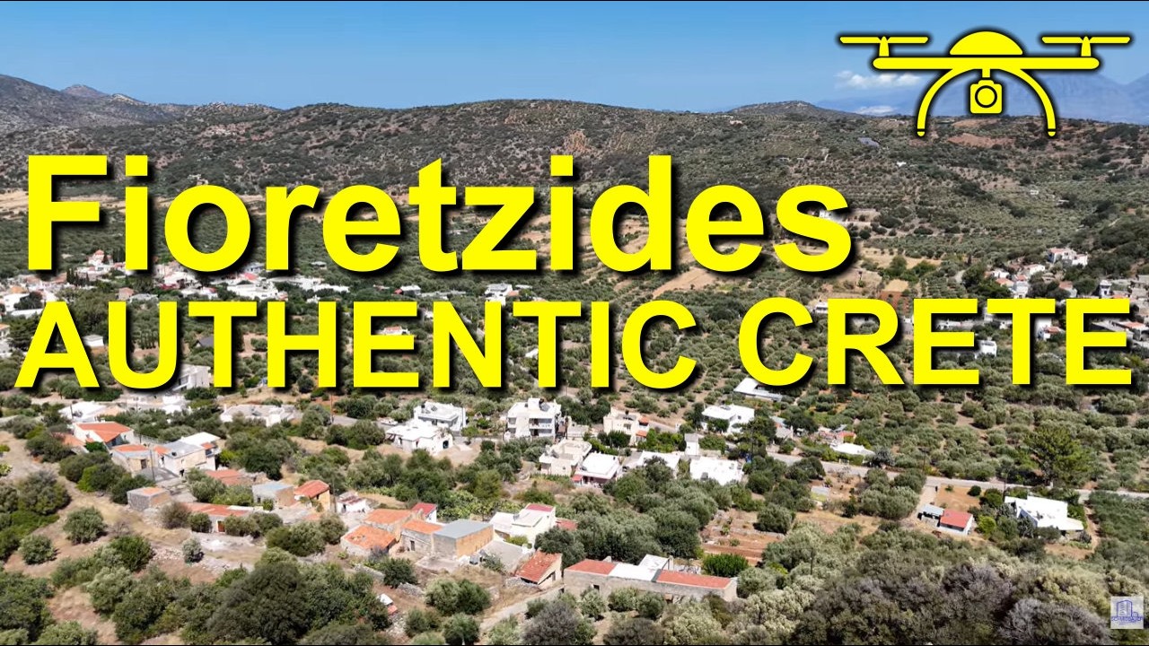Fioretzides – Lasithi – Kreta von oben – 4K Drohnenvideo