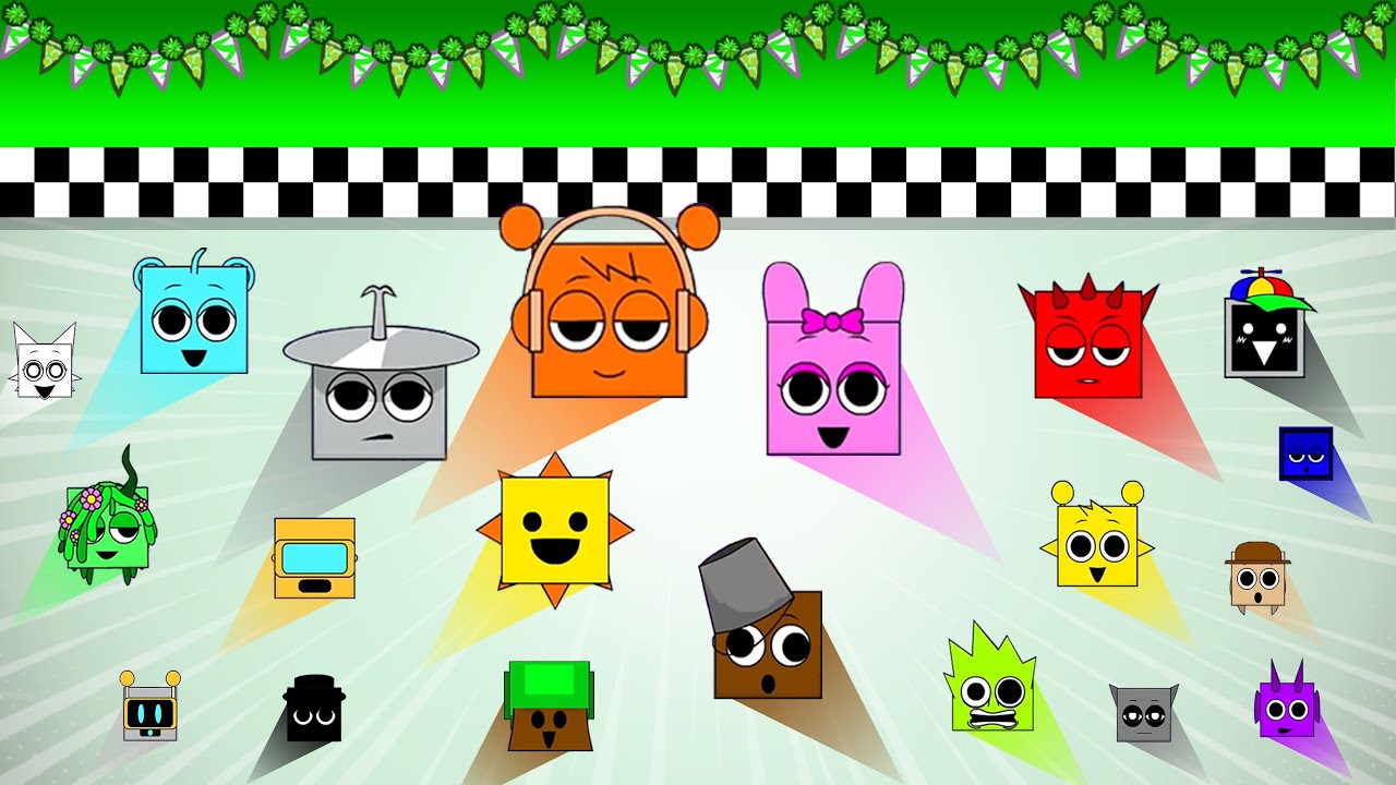 Sprunki Square Race: Madness on the Track!