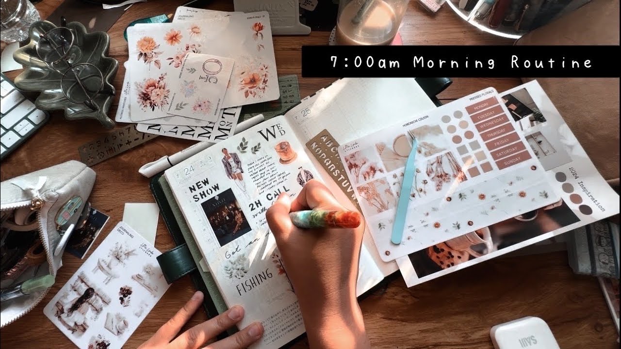 7am Morning Plan and Journal ROUTINE | *No music, no speaking*