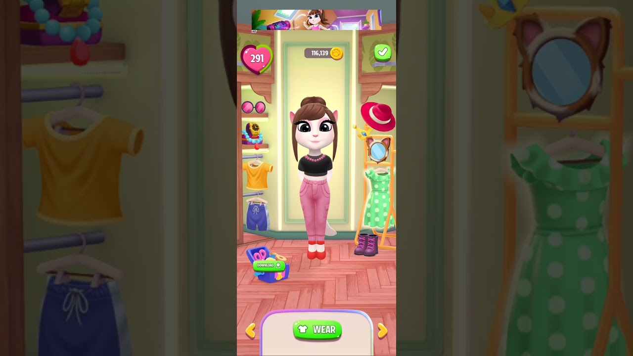 Talking Angela 2 gameplay 💗🎀💫🙈🙊🙉