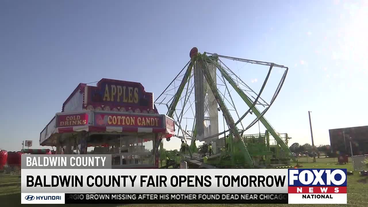 Baldwin County Fair set to open tomorrow