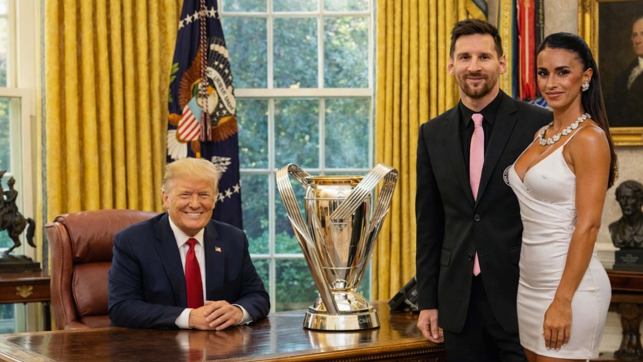 Дональд Трамп был шокирован появлением Лионеля Месси в Белом доме.