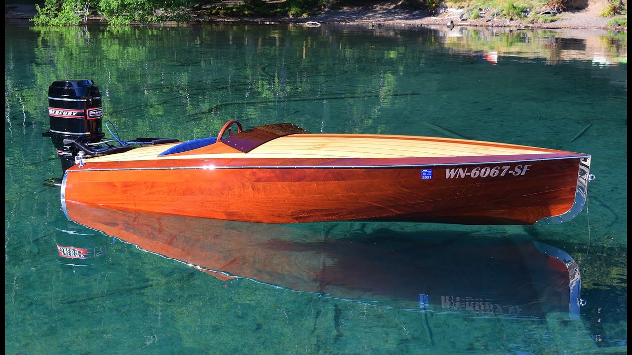 70mph Mercury Inline 6 Tower of Power Home Built Wood Boat (Rascal)