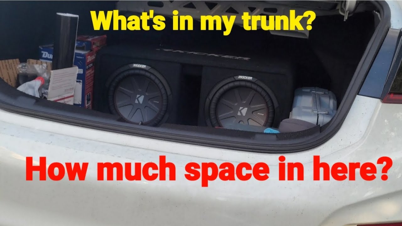 Chevy Cruze Trunk Tour! I Cargo Capacity I  #GM #chevrolet #cruzetrunk #kicker #cargo #trunktour