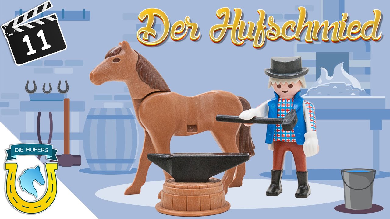 Playmobil Die Hufers - Folge 11: Der Hufschmied 🔨🐎 I  Playmobil Film Deutsch