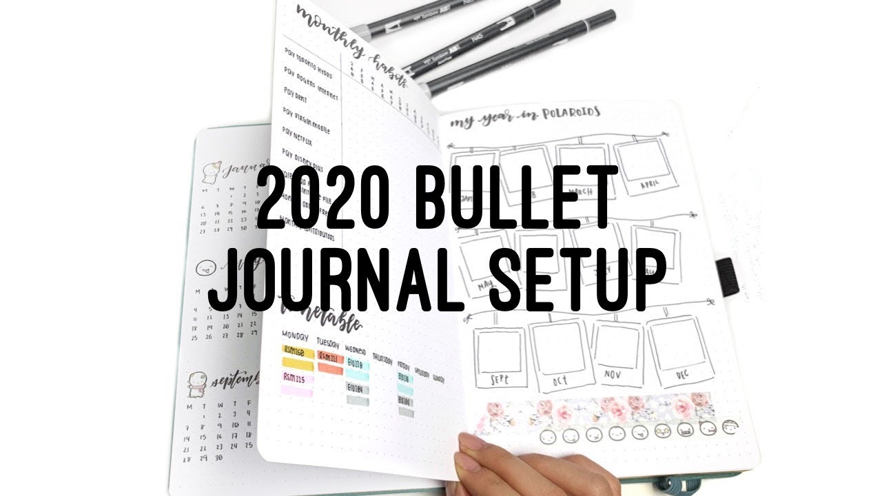 2020 Bullet Journal Setup - Archer & Olive