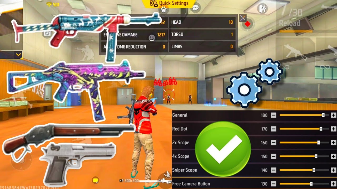 Free Fire Headshot setting 2025 ⚡ Best Sensitivity Settings ⚙️| Sensitivity + Hud Settings Free Fire