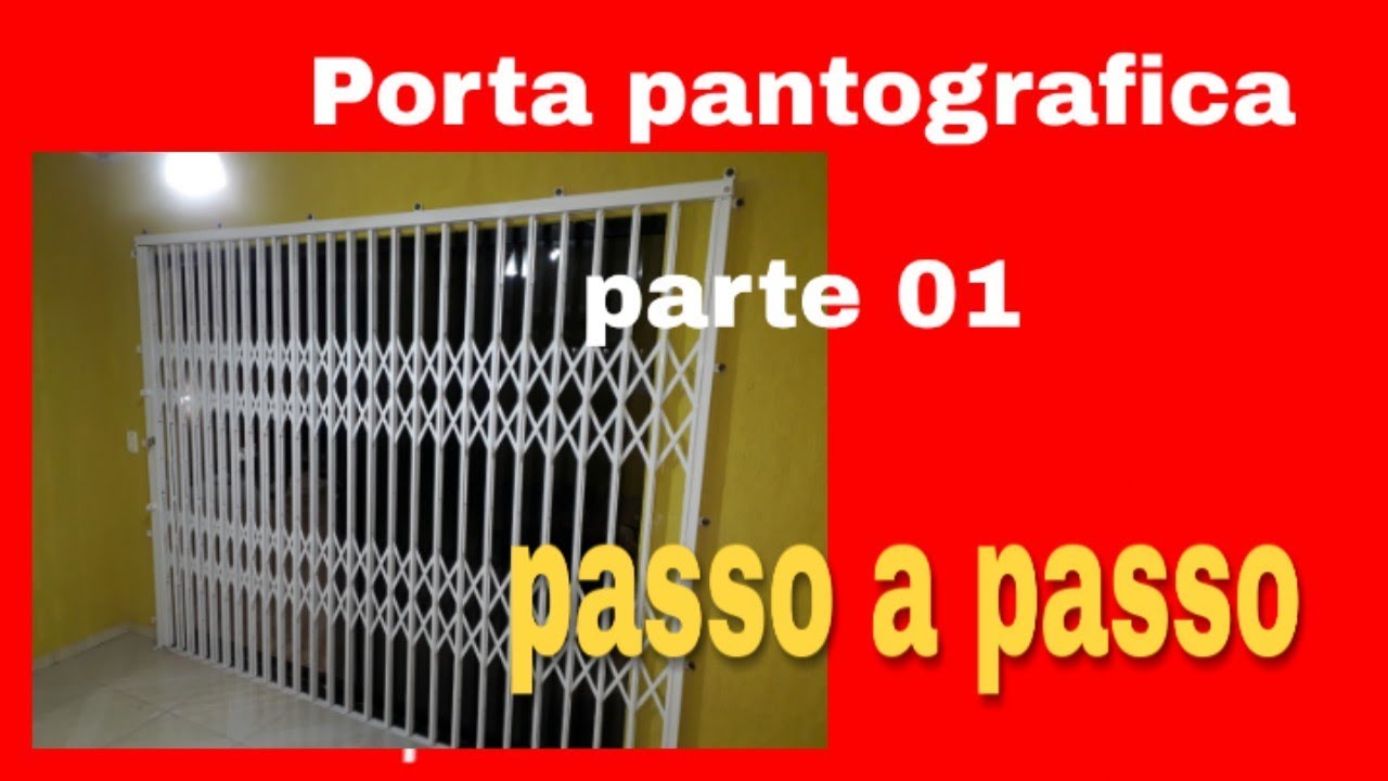 Fabricação porta pantografica parte 01