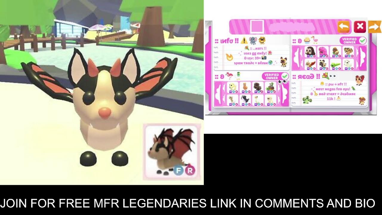 🔴 GIVING AWAY FREE ADOPT ME PETS MFR LEGENDARIES
