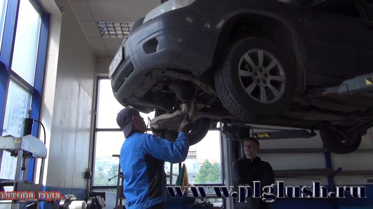 Установка пламегасителей Subaru .Установка пламегасителей в СПБ.