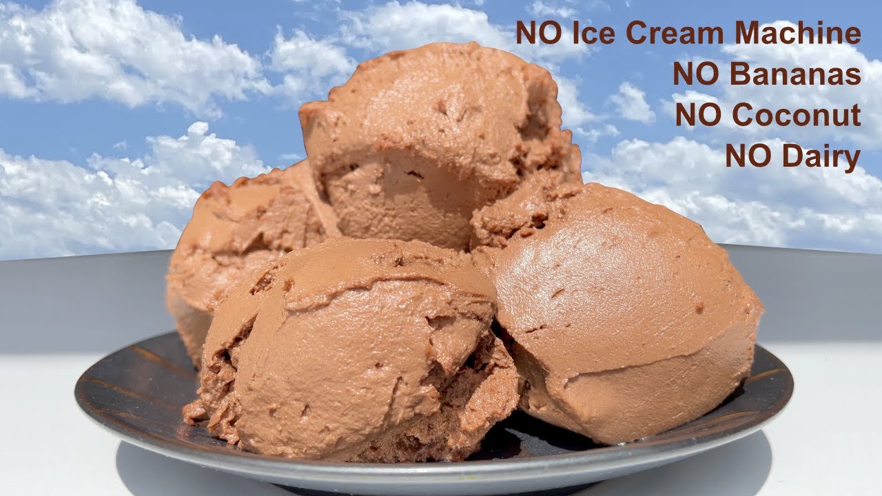 Легкое домашнее веганское 🍫 мороженое🍦 (без льдогенератора, без банана, без кокоса). ЛУЧШЕЕ МОРОЖ...