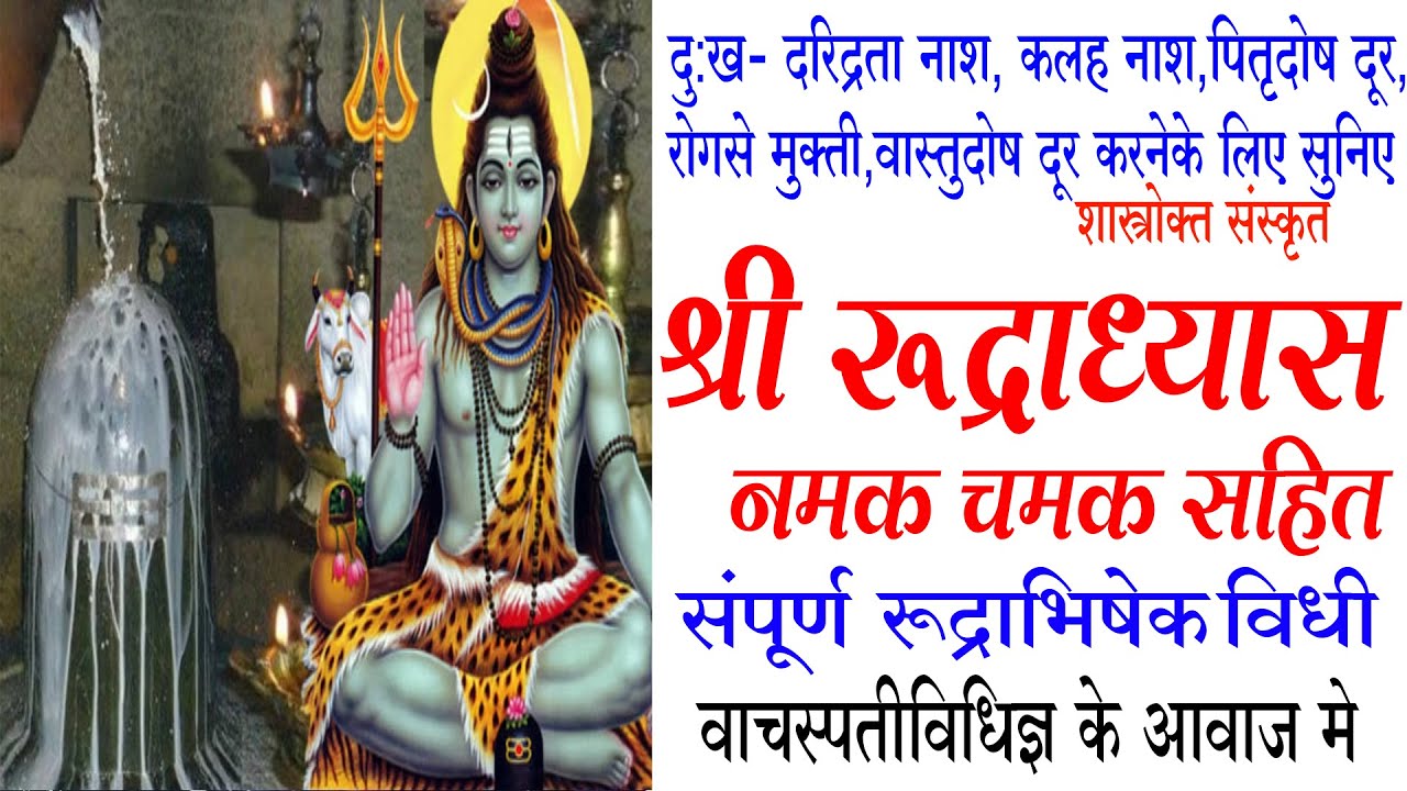 Rudra path Namkam Chamkam with Lyrics। सभी मनोकामनाएं पूरी करनेवाला रुद्राध्याय वाचस्पतीके स्वरमे