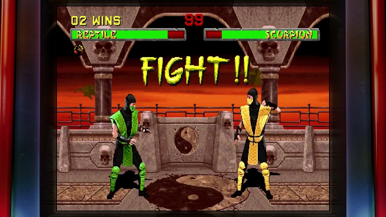 Mortal Kombat II (Arcade) - Reptile Playthrough