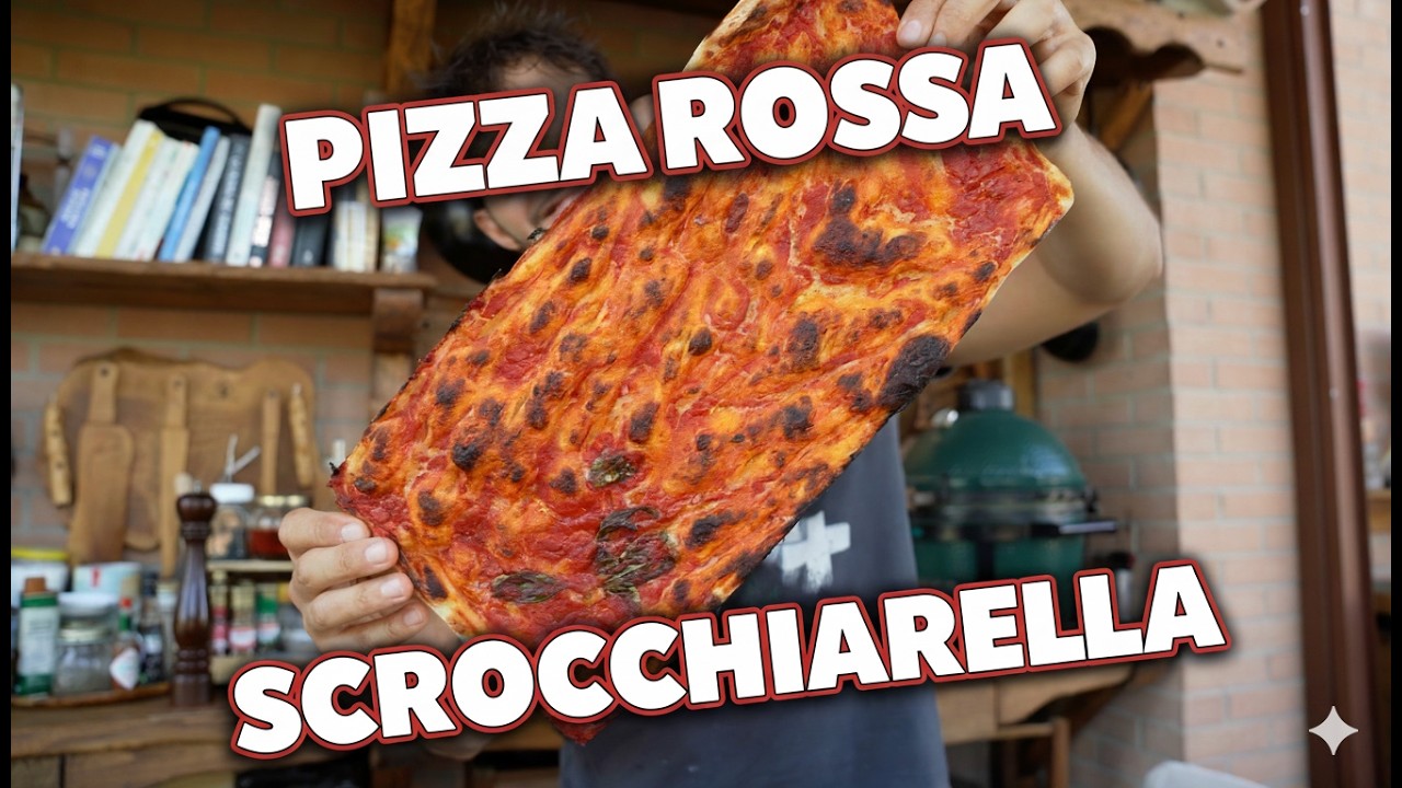 PIZZA ROSSA SCROCCHIERELLA * con LIEVITO DI BIRRA e RISULTATO GARANTITO*