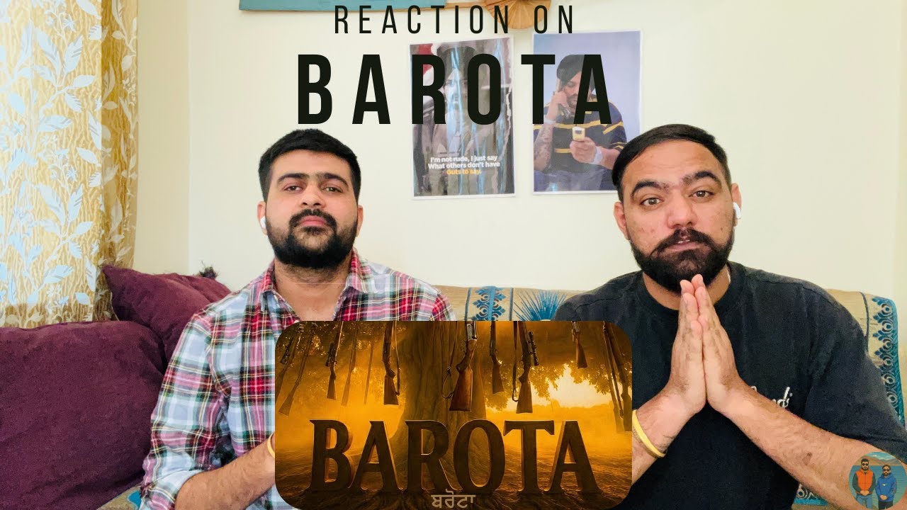 Reaction on BAROTA SIDHU MOOSE WALA | THE KIDD | Unfilteredbros