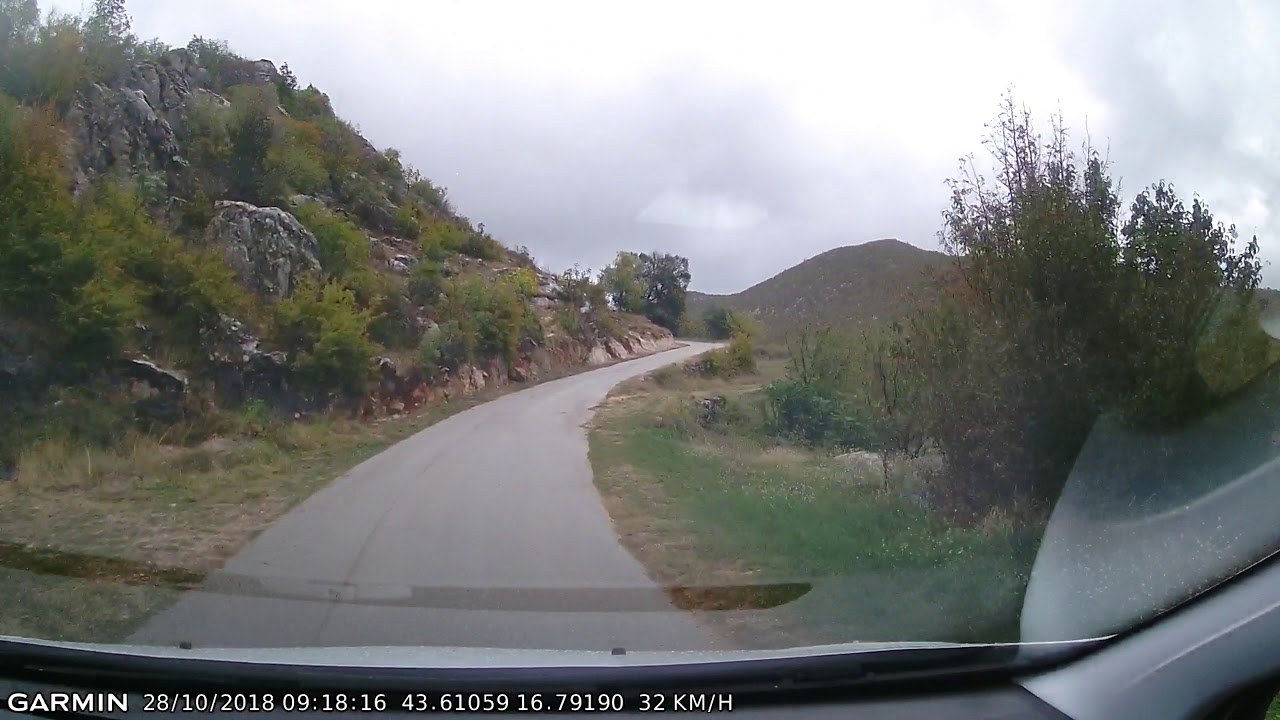 DRIVE #352: Trilj-Čačvina-Vrpolje (Croatia) (timelapse 4x) *Read Description*