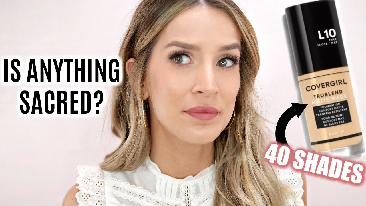 COVERGIRL MATTE MADE FOUNDATION | OILY SKIN WEAR TEST REVIEW | LeighAnnSays