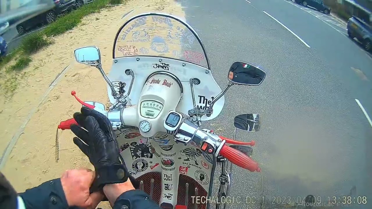 RHYL RIDE OUT 9TH MARCH 2023... LAMBRETTA VESPA ROYAL ALLOY