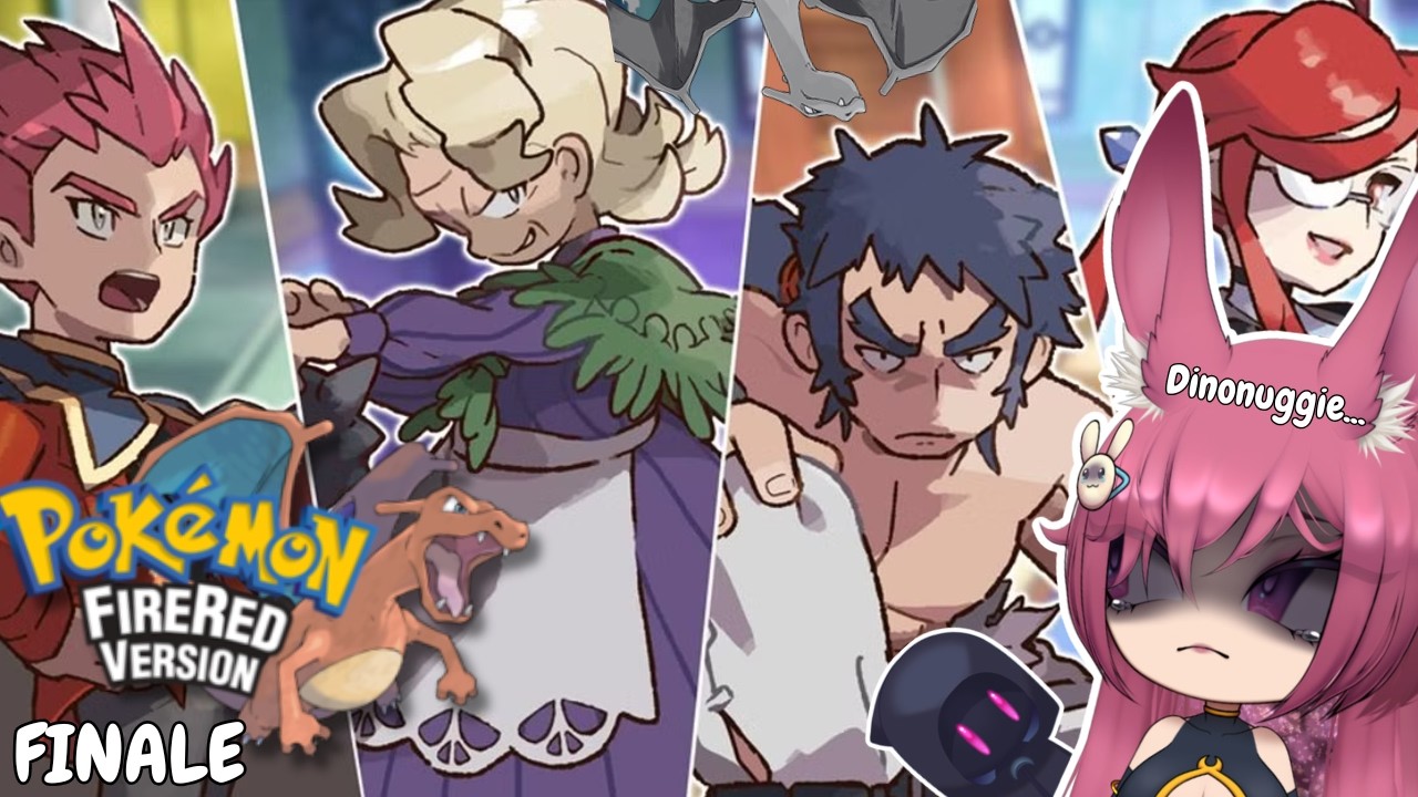 【Pokémon Fire Red】FINALE! bnnuy's first nuzlocke! - JUSTICE FOR DINONUGGIE!