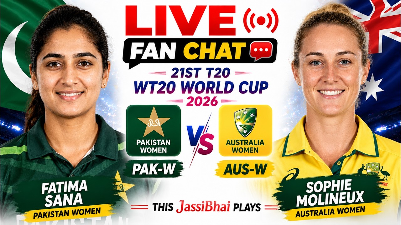 🔴 Pakistan Women&rsquo;s vs Australia Women&rsquo;s | 21st T20 | WT20 World Cup 2026 #PAKWvsAUSW #WT20WorldCup