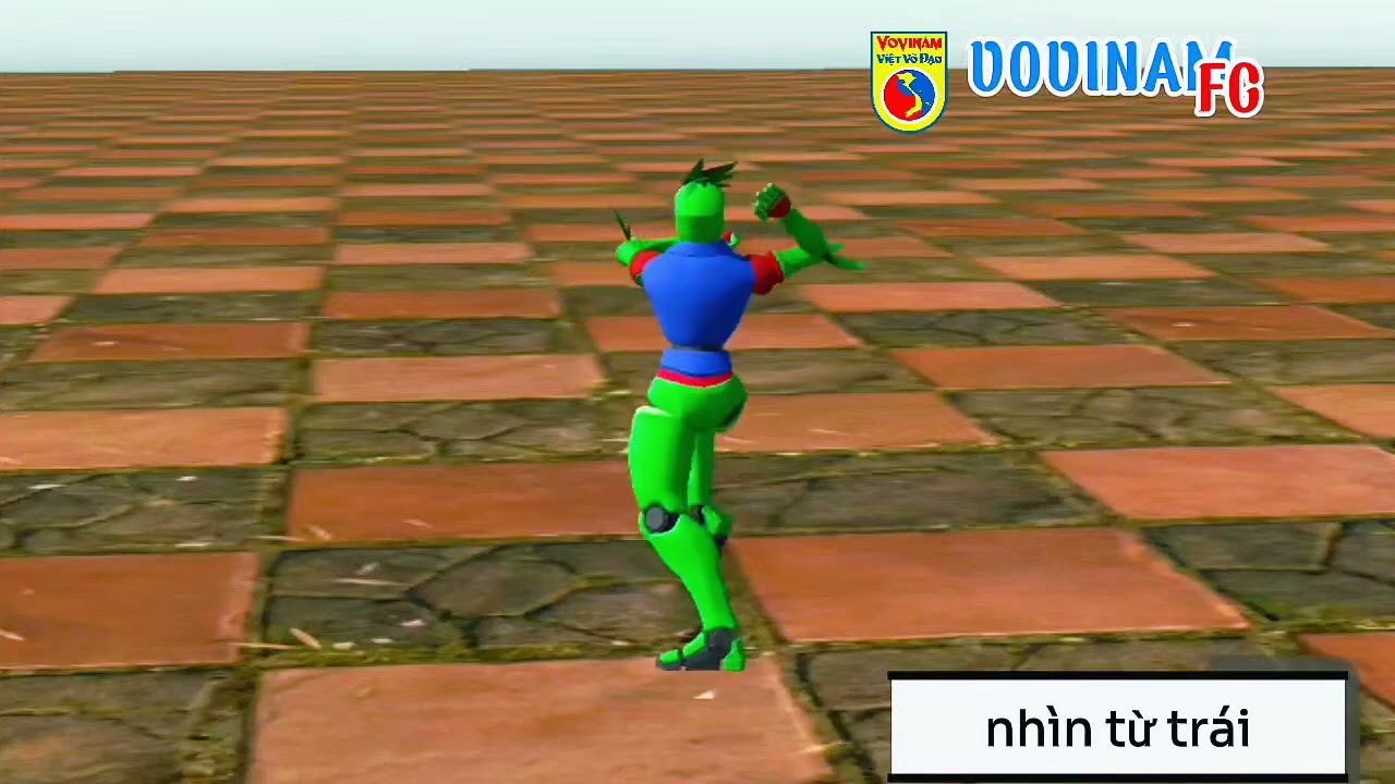 Khởi quyền - Video tập từ 4 hướng dễ tập - Vovinam Việt Võ Đạo #vovinam 