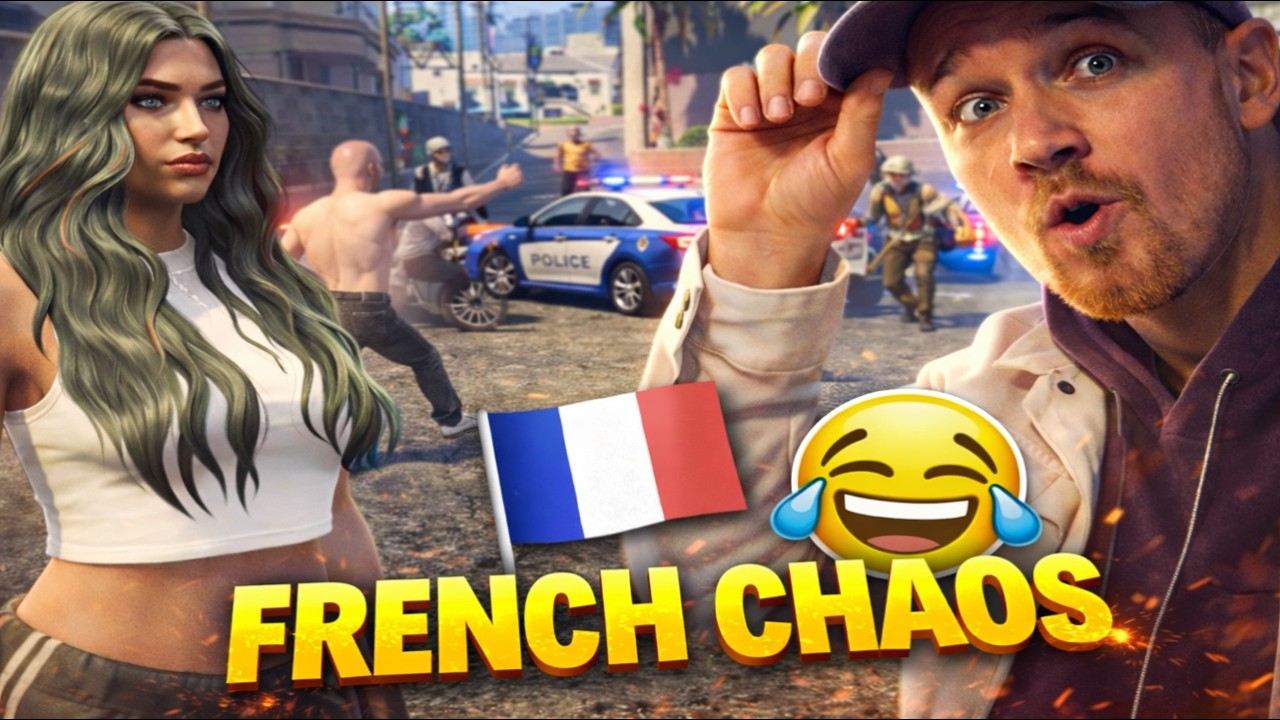 I Joined a FRENCH GTA RP Server… TOTAL Chaos 🇫🇷
