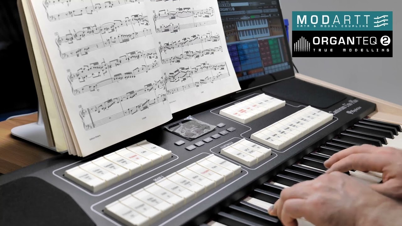 ORGANTEQ 🎹 Johann Sebastian Bach: „Gigue”  ♫ Piotr Nowik, #viscount #cantorum Uno Plus #physis