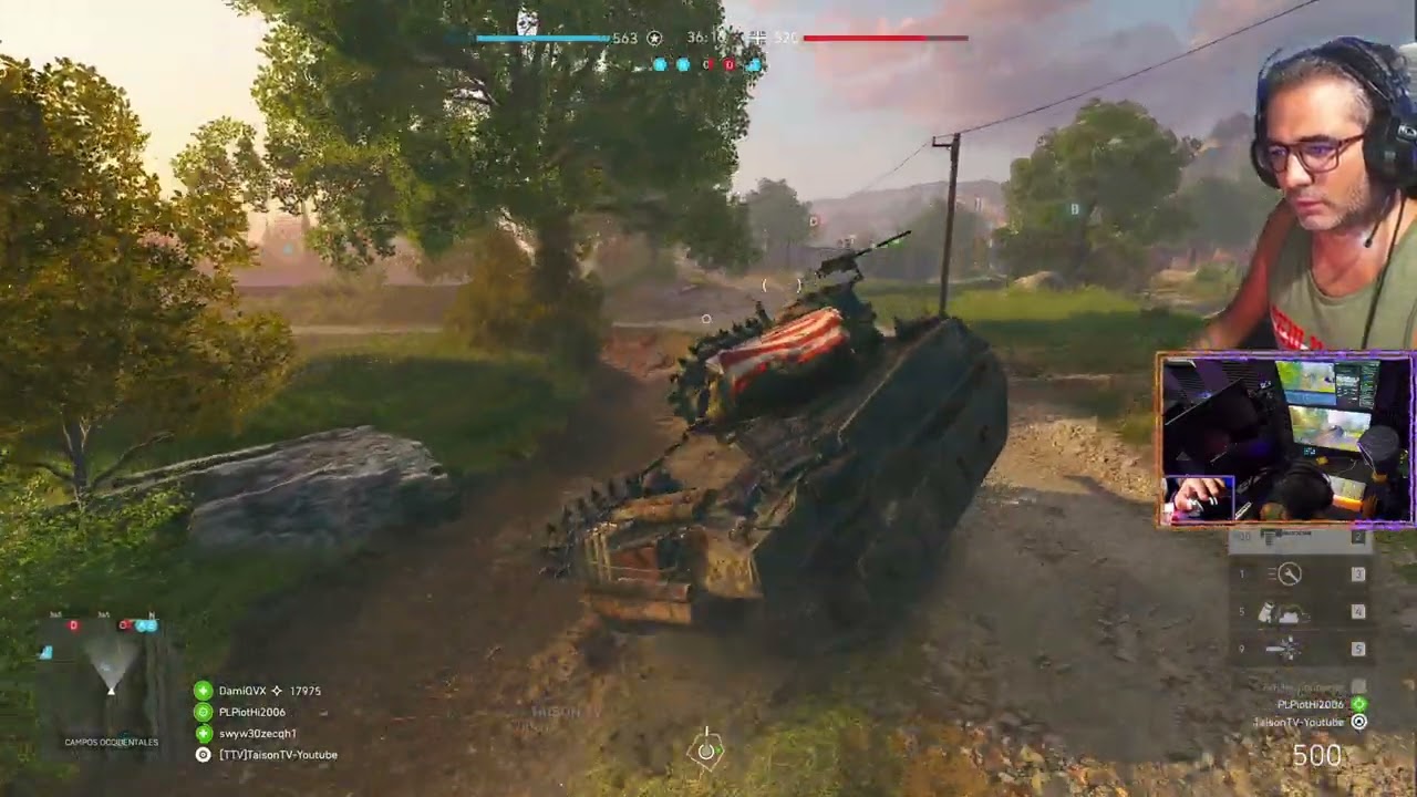 Cojo un Sherman y un tipo me acusa de Cheto, y un Cheto esta en su Equipo JAJA Battlefield V