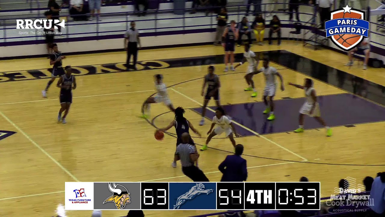 Paris Wildcats vs Dallas Pinkston Vikings Basketball - LIVE on Paris Gameday