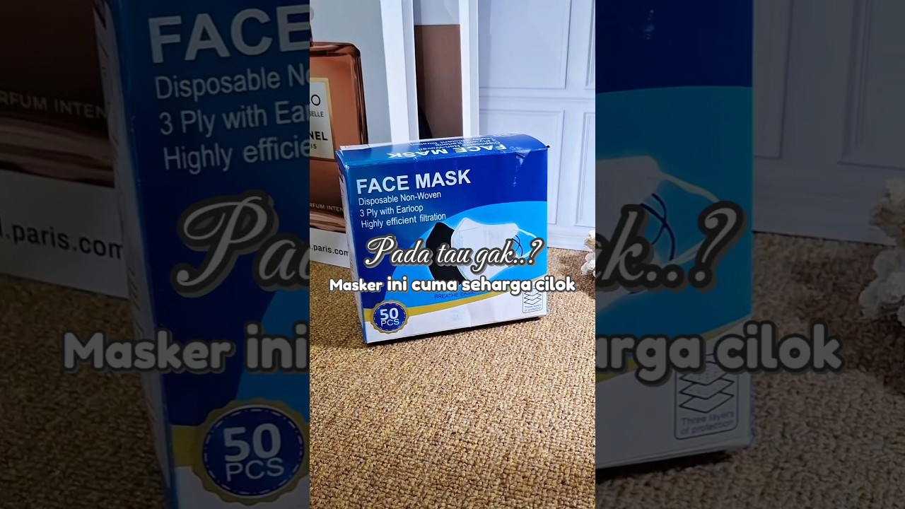 🛍🛒 #maskerduckbill #maskerhijab #masker3ply #maskerduckbill50pcs #short