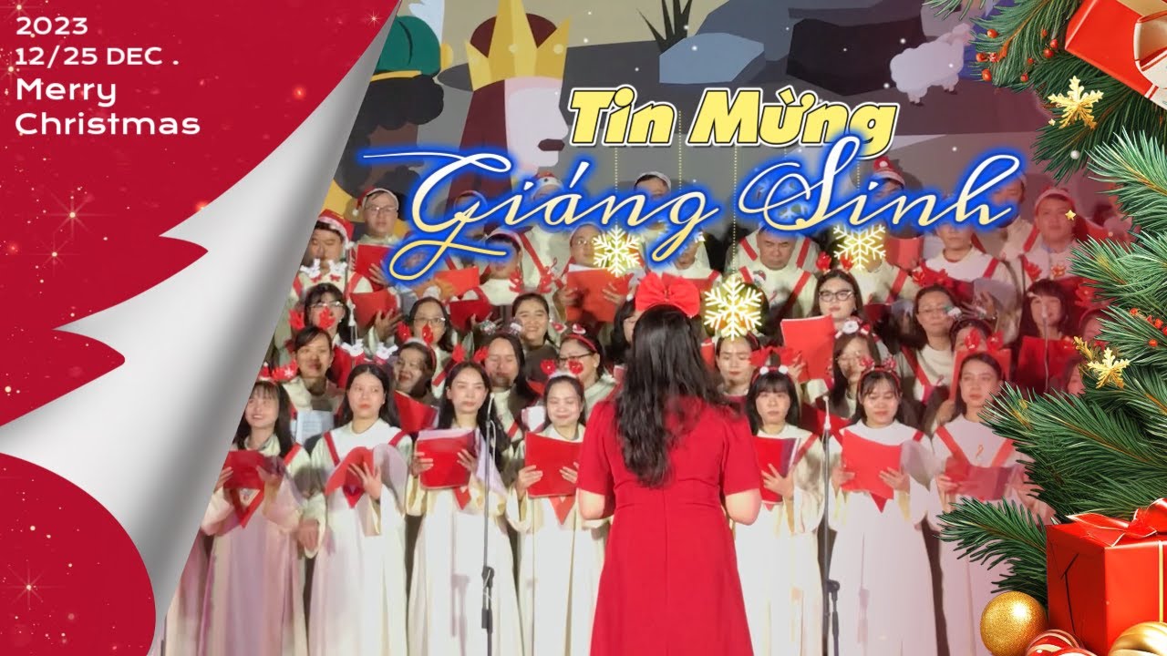 TIN MỪNG GIÁNG SINH |  Lm Giang Tâm | Ca Đoàn Mông Triệu | Giáo Xứ Fatima Bình Triệu