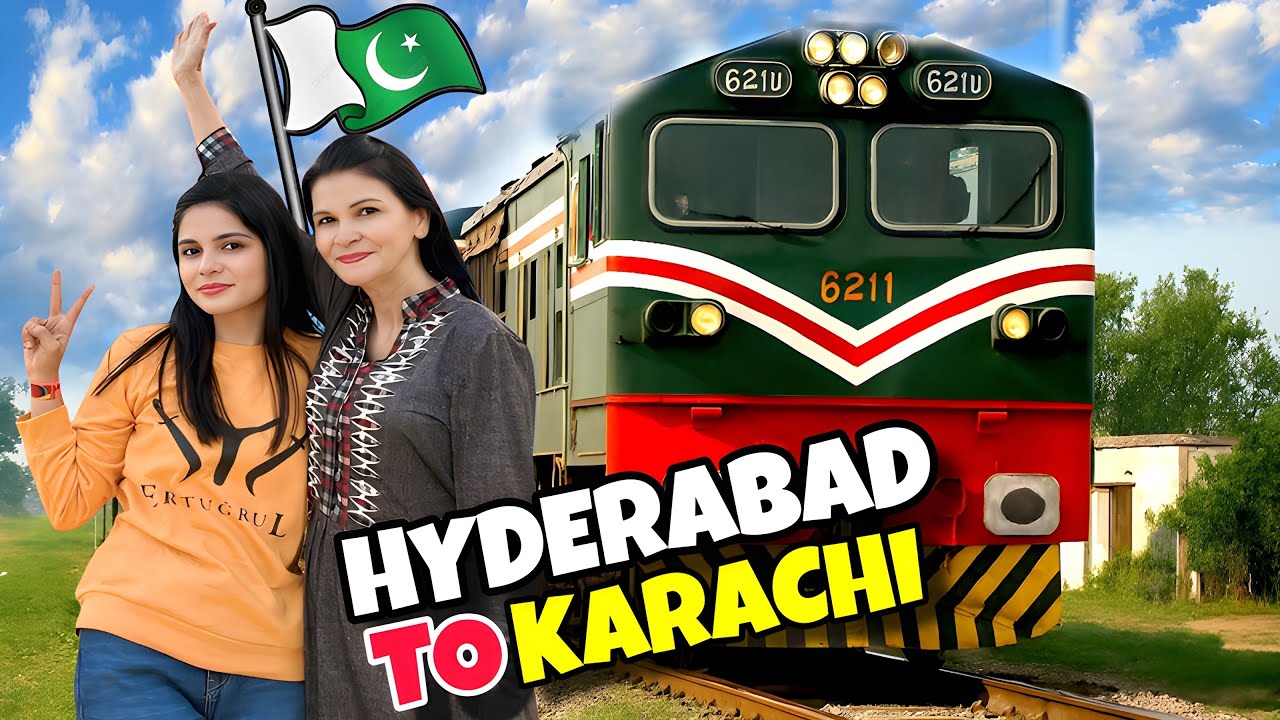 “Train Journey from Hyderabad To Karachi | Pakistan travel vlog 🇵🇰