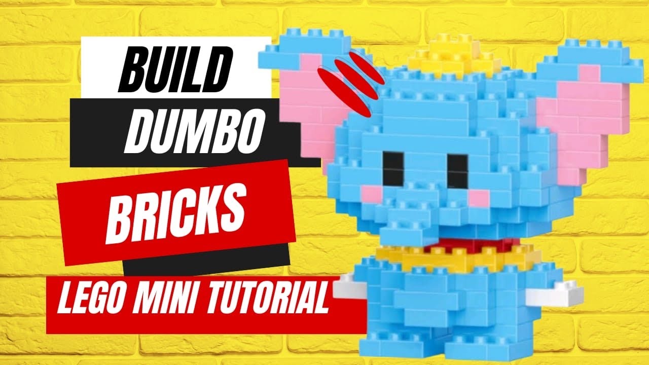 Build DUMBO bricks LEGO MINI TUTORIAL (bahasa) | BRICKS W2601-32
