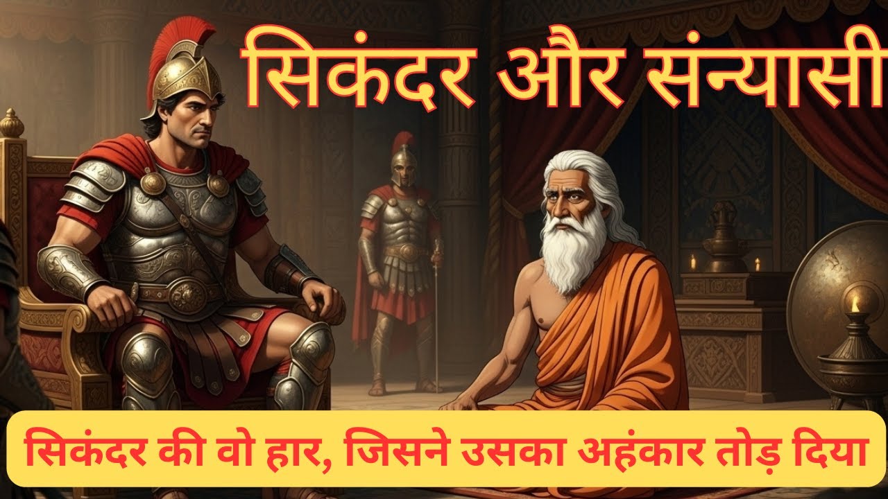 महान सिकंदर और संन्यासी I विश्व विजेता सिकंदर क्यों हार गया I Alexander the Great Hindi Stories