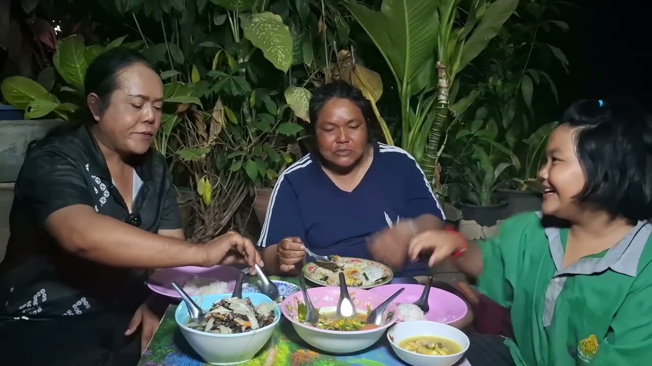 Ep.1298 วันนี้บ่าวเก่งนำเสนอเมนูต้มยำปลาช่อนส่วนพี่โยแกงหนอไม้ดองใส่แมงจีซอน