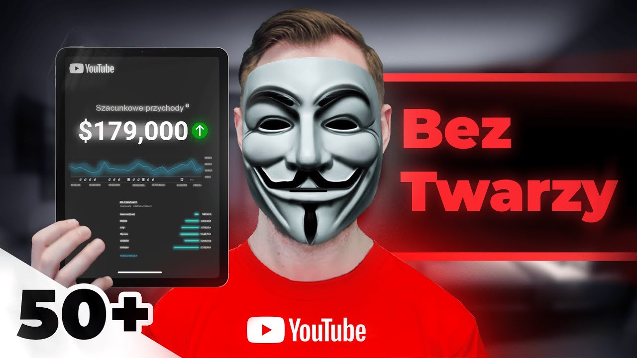 Kanał YOUTUBE Bez Pokazywania Twarzy - 50 Pomysłów