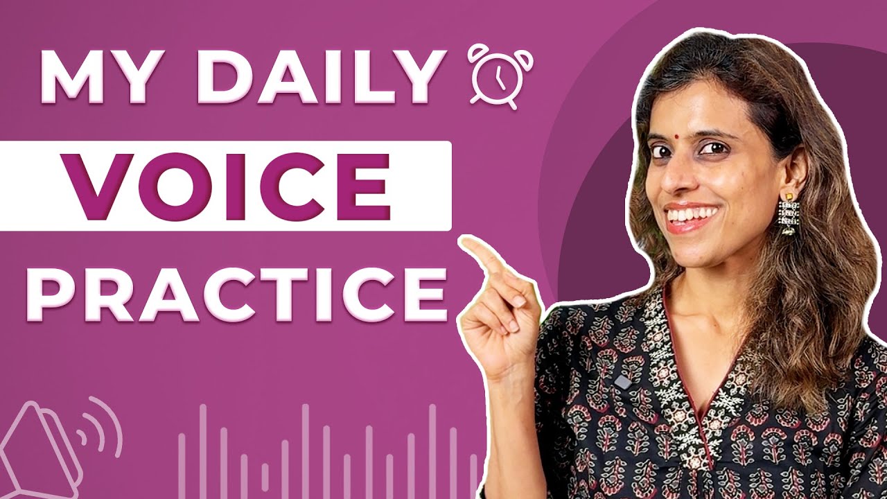 My daily voice training routine | Pratibha Sarathy
