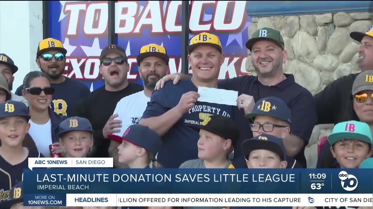 Financial issue nearly stops IB Little League season, local business steps in