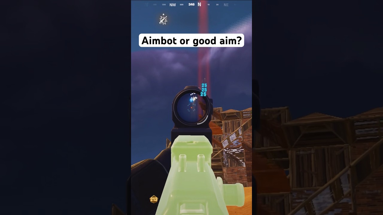 Is this good aim or is this cheats? #fortnite #fortniteclips #streamer #aimbot #hacker #cheat