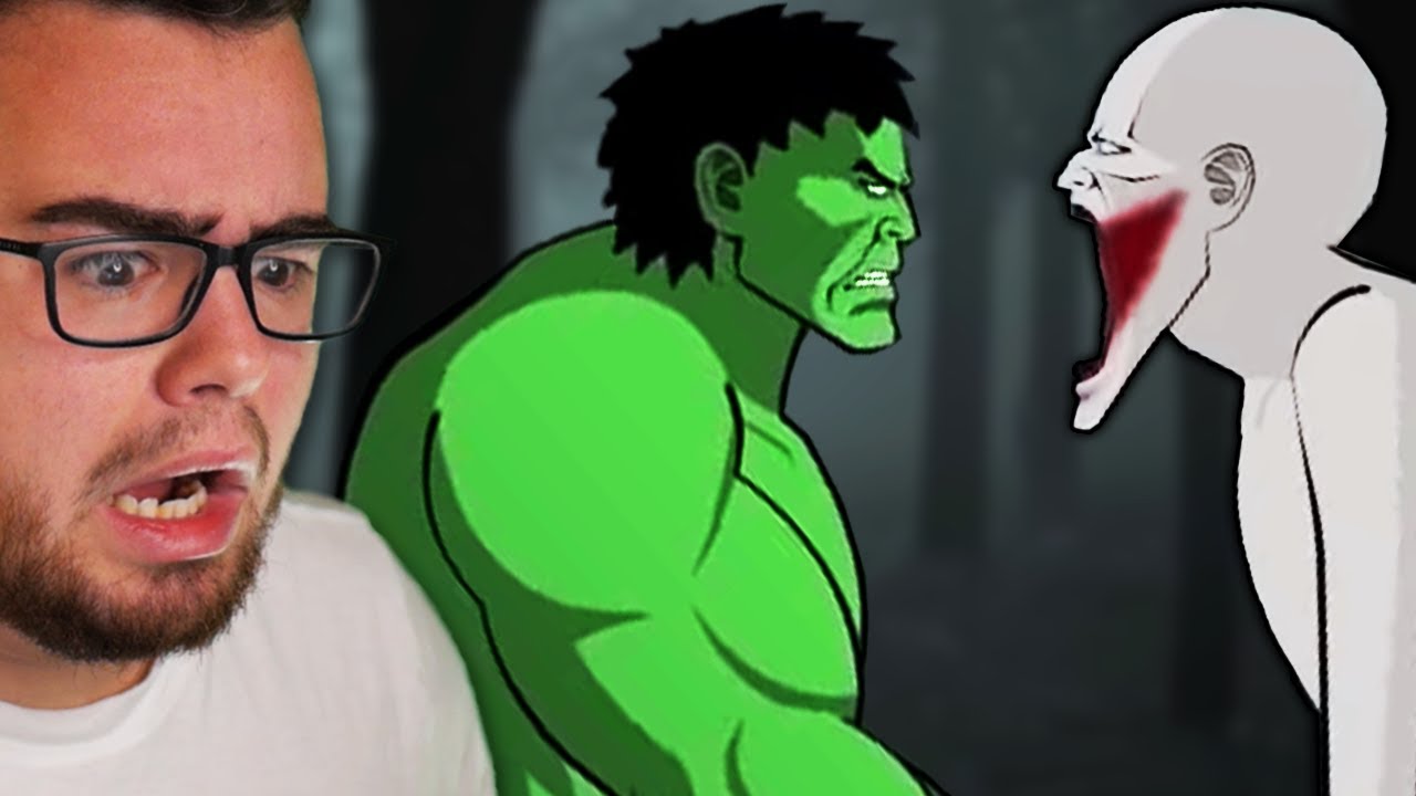 Reacting to HULK vs SCP-096 the FIGHT!