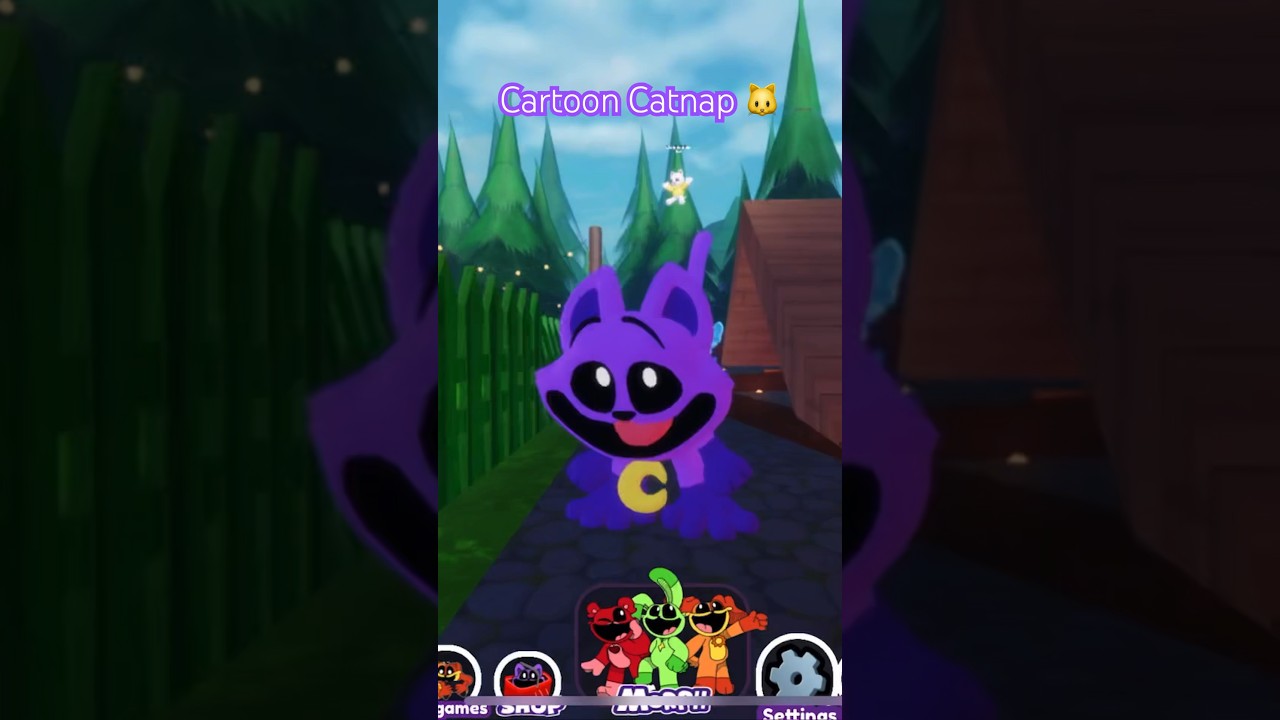 Roblox PPT Smiling Critters RP (Cartoon Catnap🐱) #roblox #smilingcritters