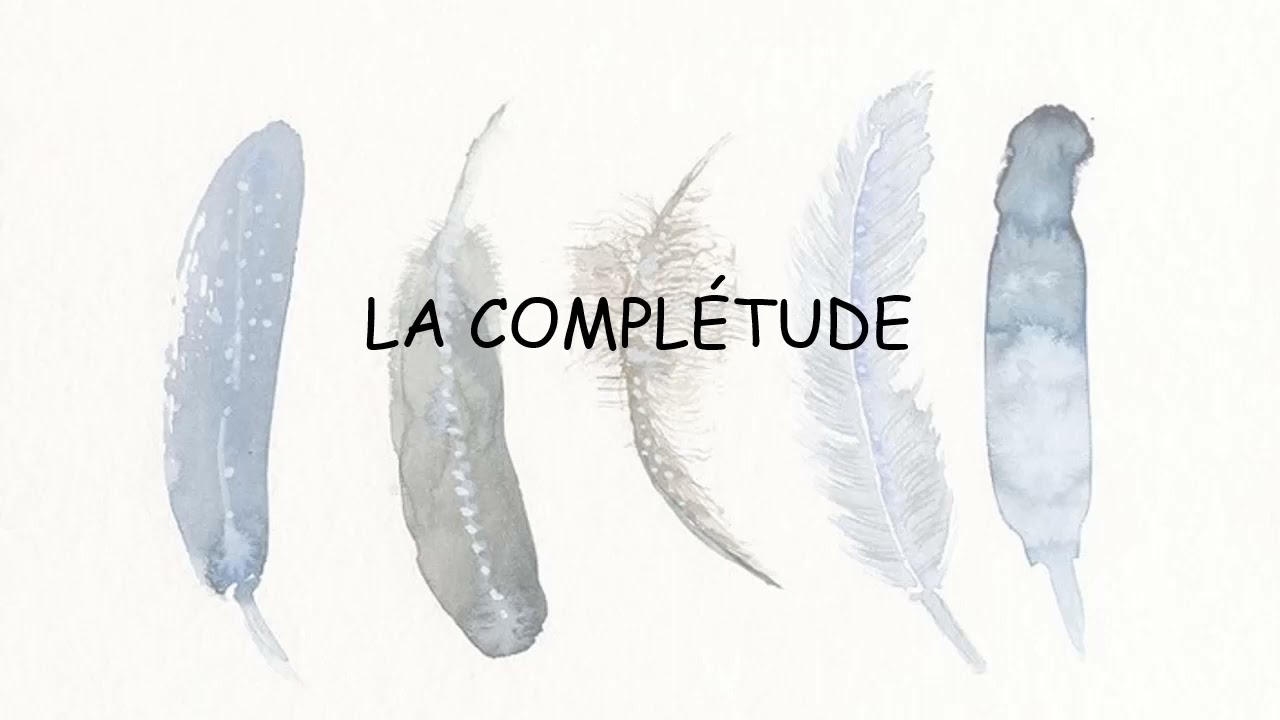 la compl&eacute;tude