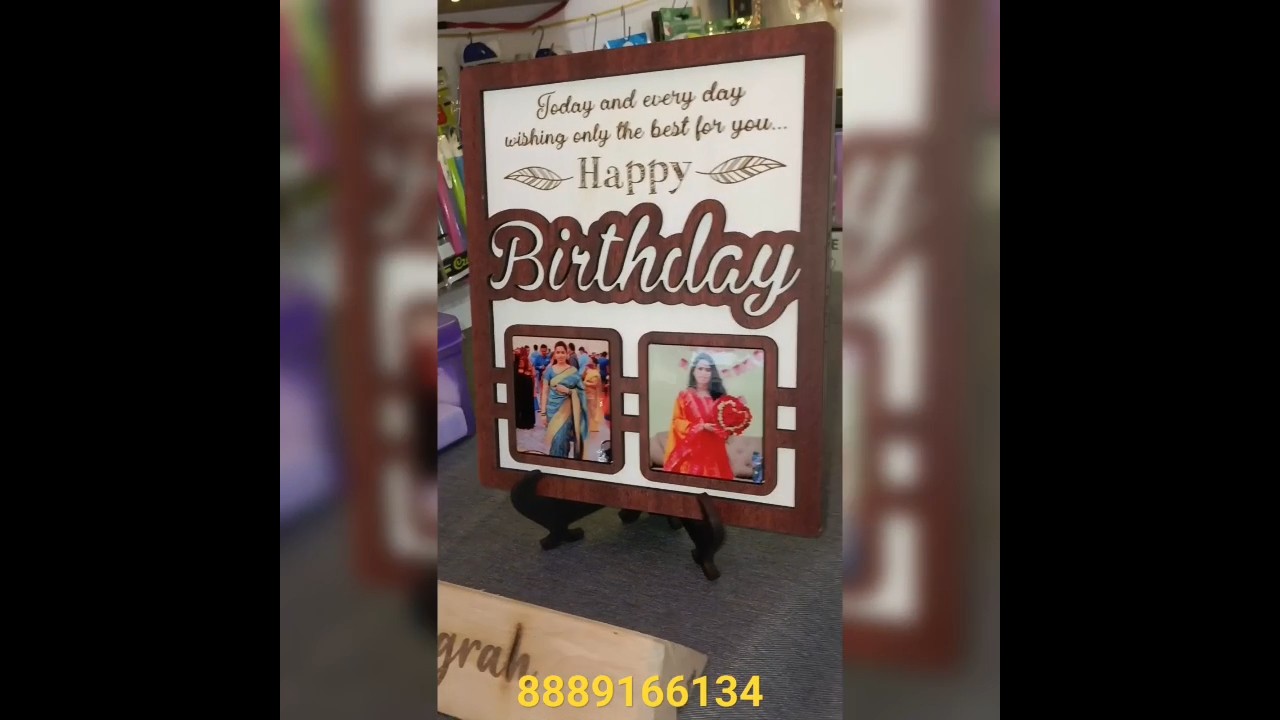 MDF Photo Frame! Sublimation MDF Photo Frame! Birthday Photo Frame!!