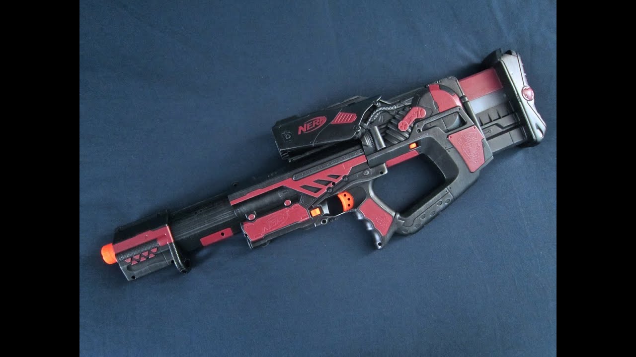 Nerf Elite Alpha Trooper Modification [Firefly Stock Integration w/ LEDs]
