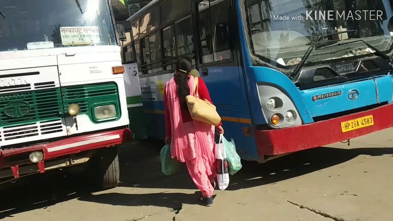 Sarkaghat bus stand (Himachal Pradesh)
