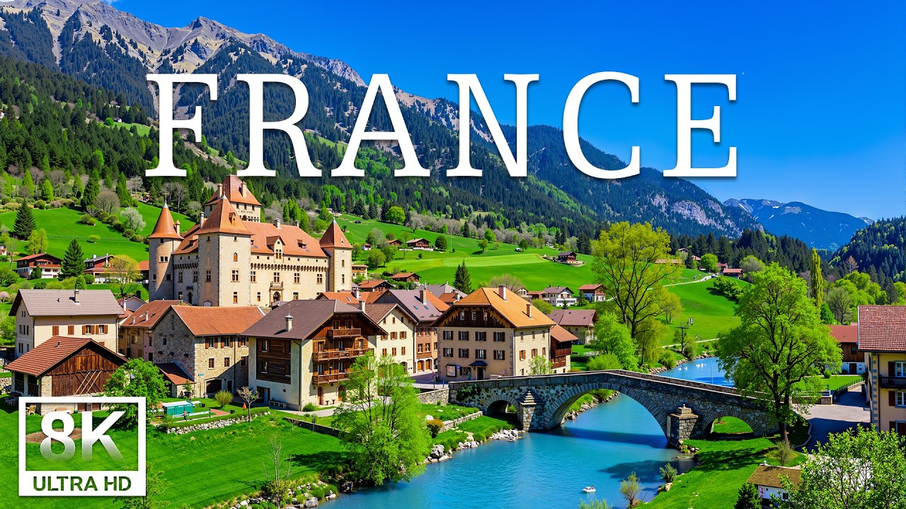 France 8K | Timeless Beauty &ndash; Lavender Fields, Historic Landmarks & Picturesque Villages