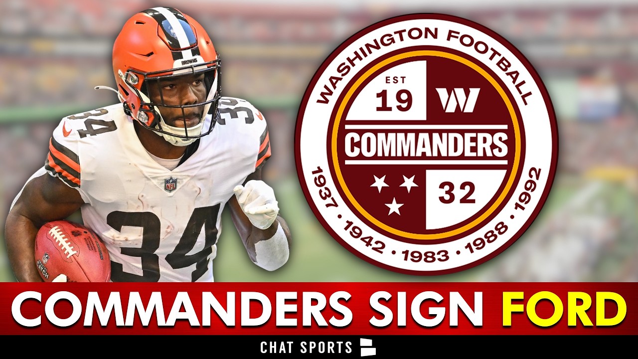 BREAKING: Washington Commanders SIGNING Jerome Ford In 2026 NFL Free Agency | Commanders News