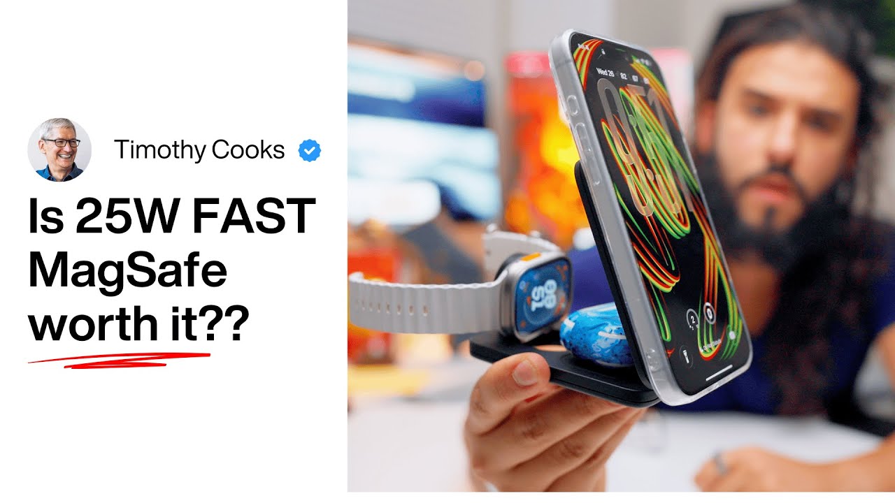 BEST Foldable iPhone 3 in 1 FAST MagSafe Charger! 25W ESR VS Anker VS Belkin (Travel Approved)