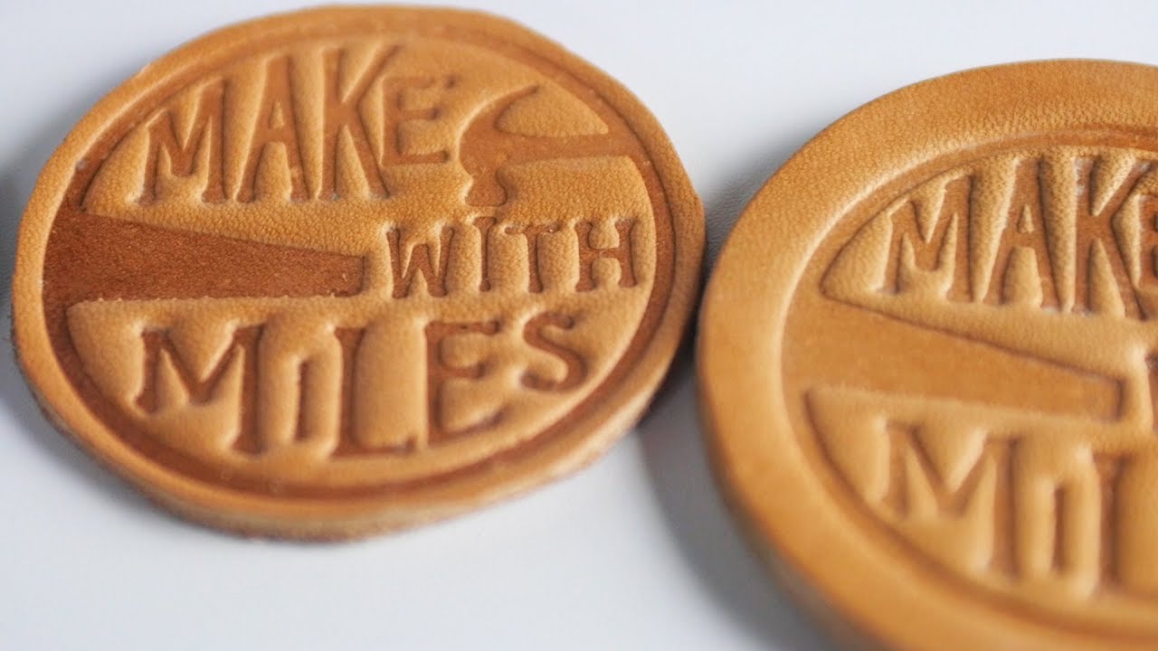DIY Custom Leather Patches // 3D Printing