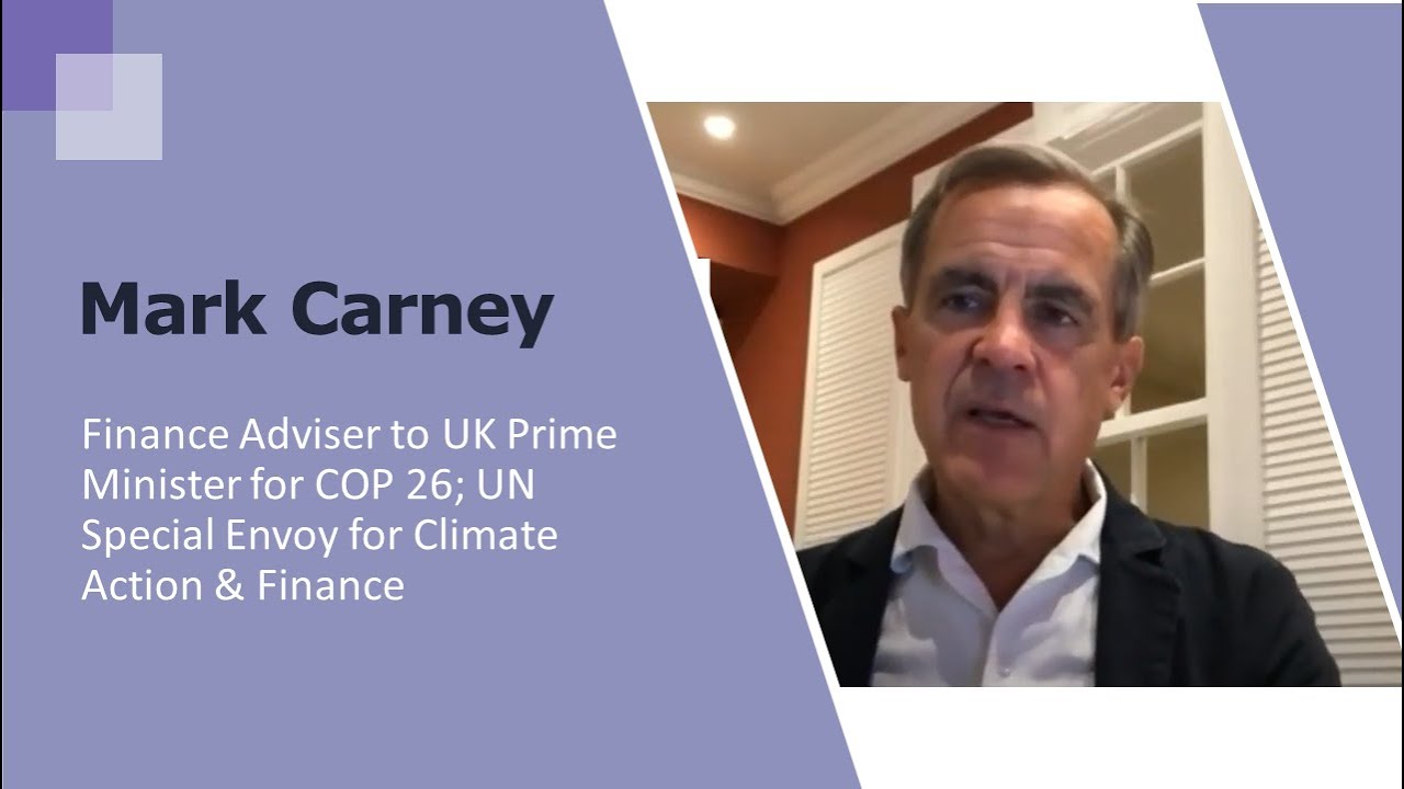 How to build a climate resilient economy - Mark Carney, UN Special Envoy on Climate Change & Finance